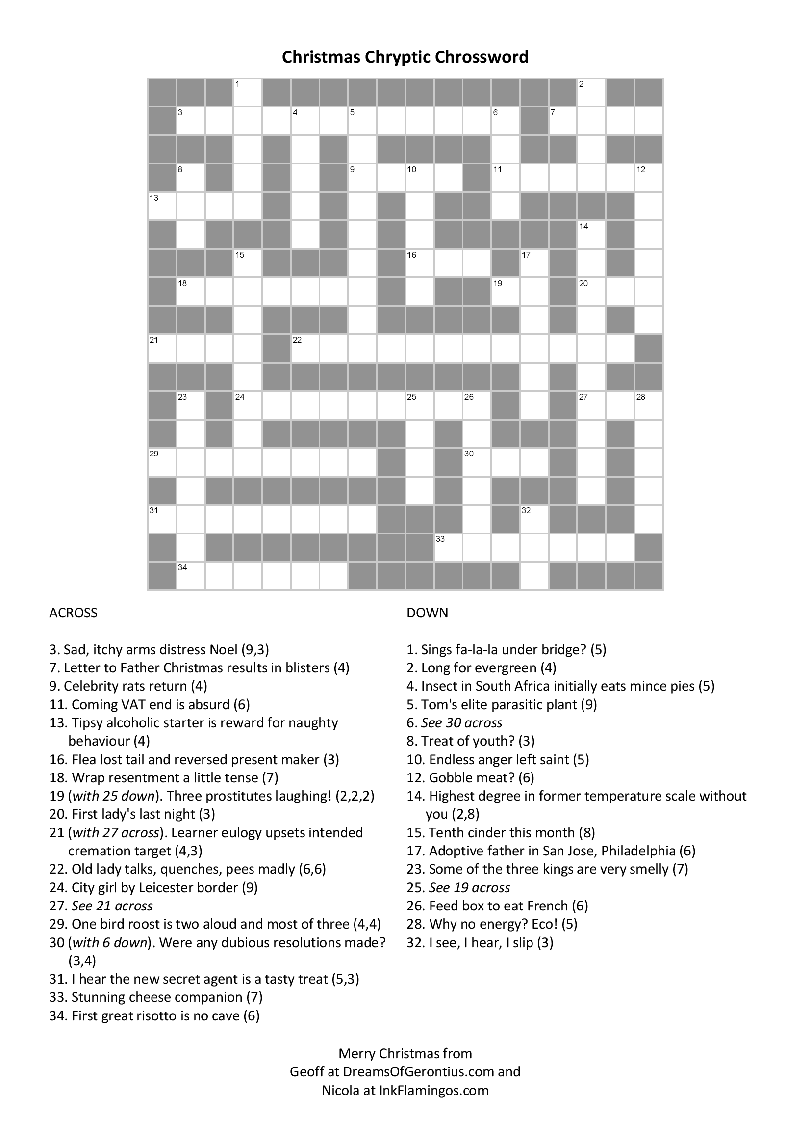 printable cryptic crosswords printable cryptic crosswords