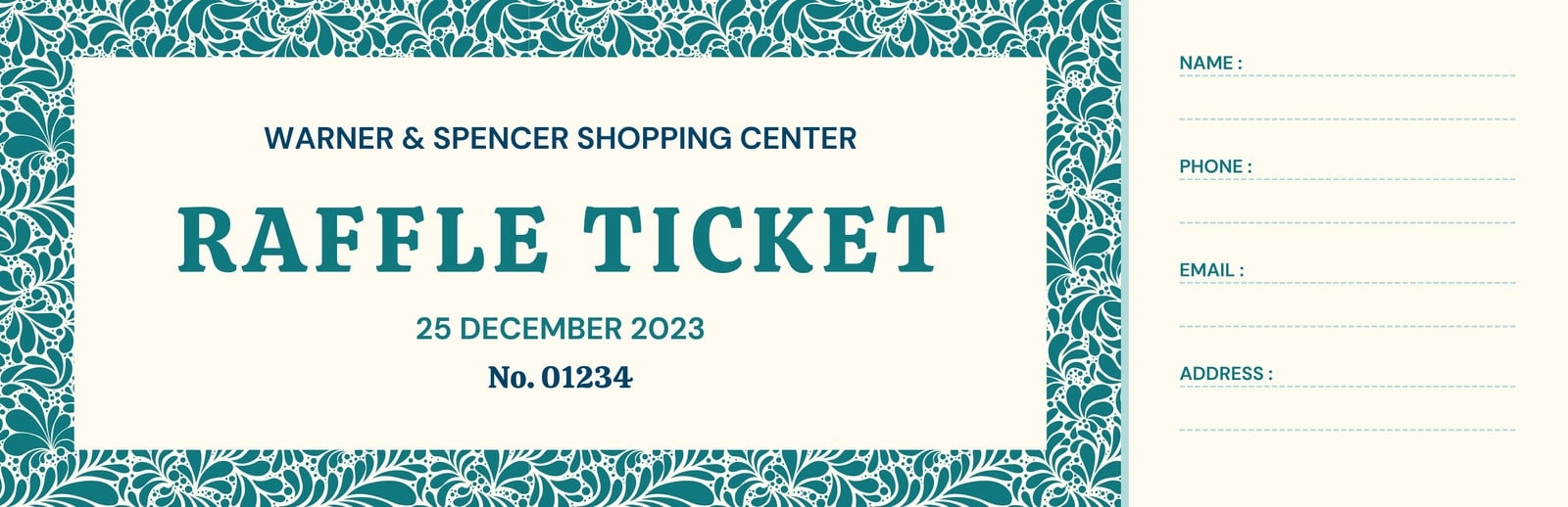 Customize 312 Raffle Tickets Templates Online Canva