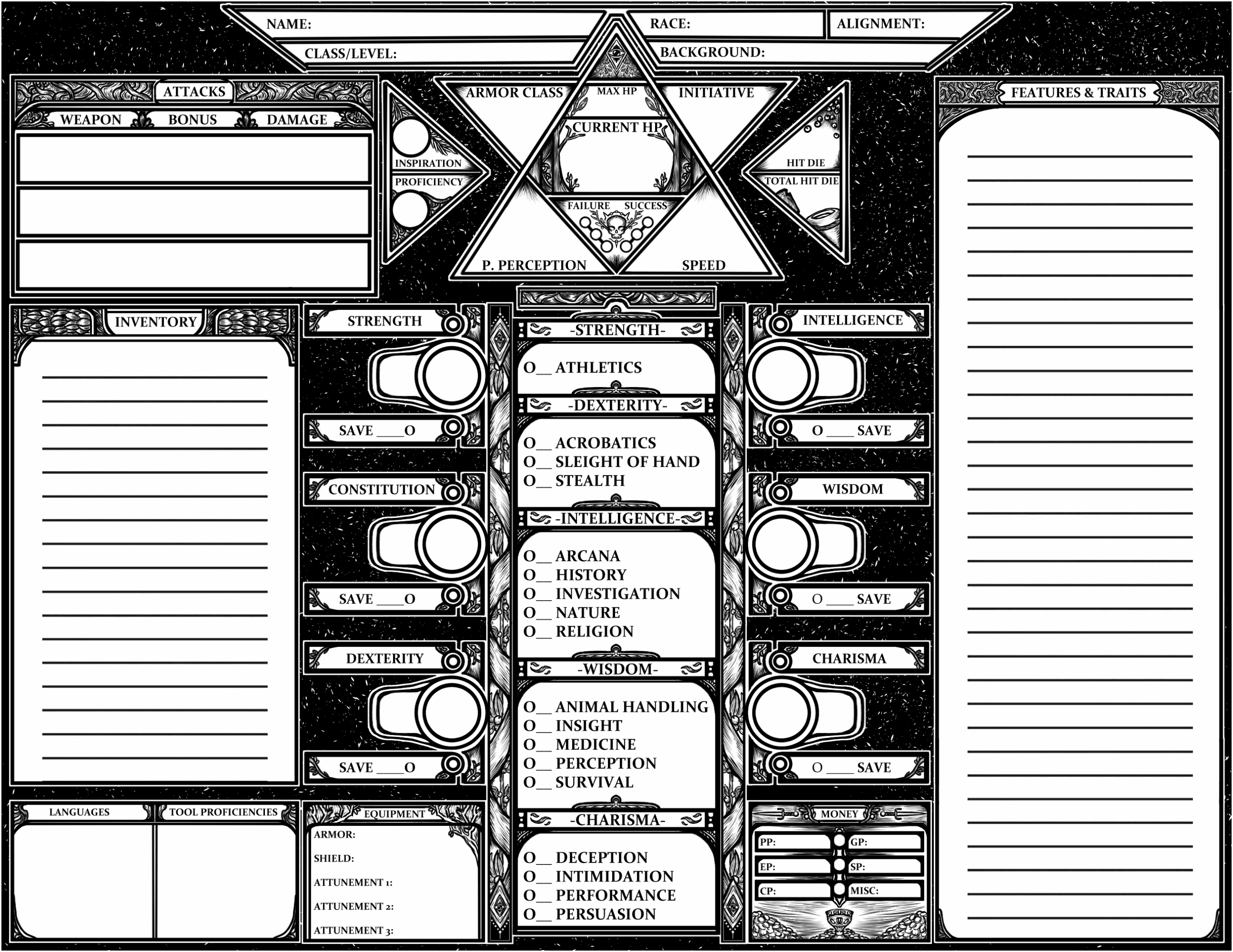 printable d&d 5e character sheet printable d&d 5e character sheet