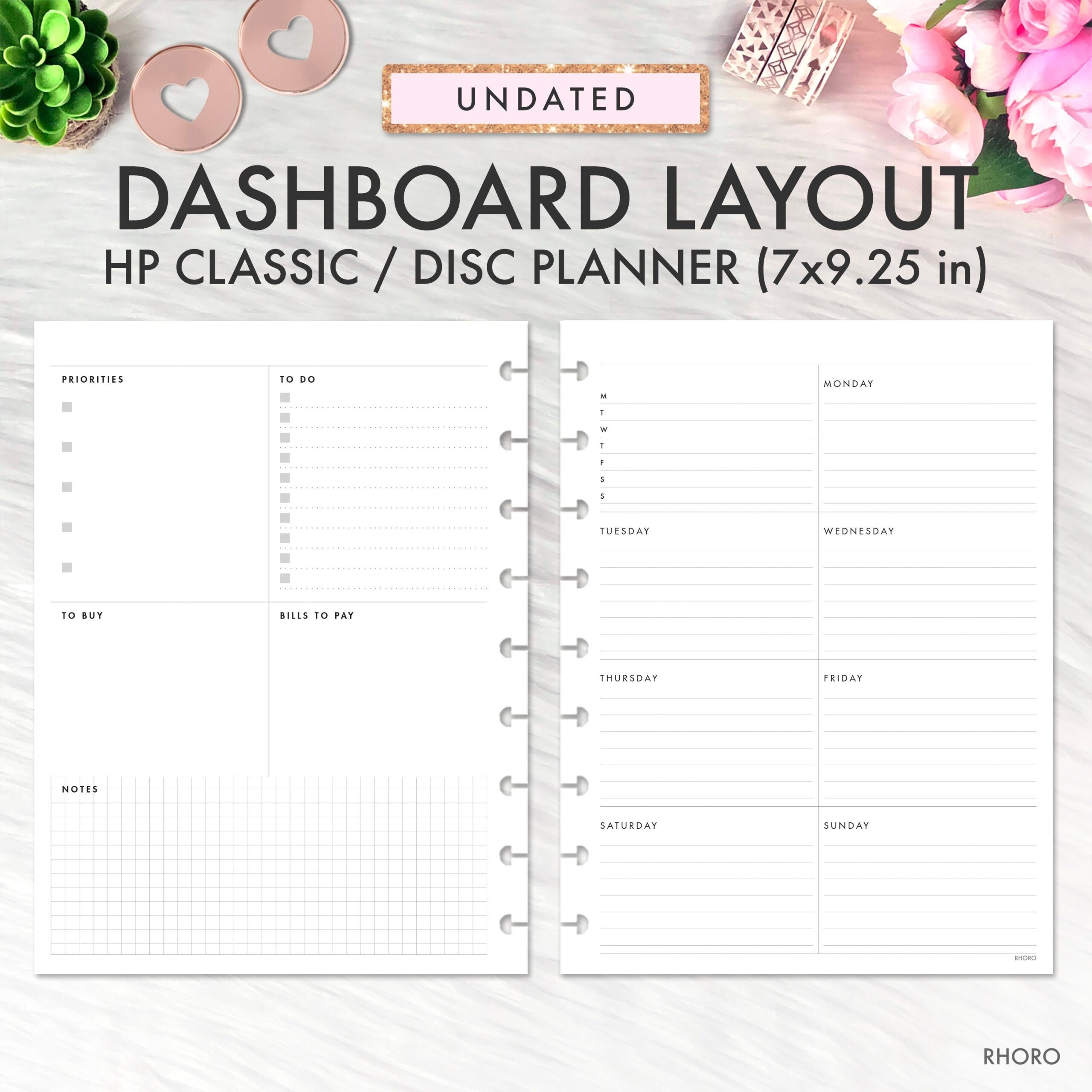 big happy planner printables