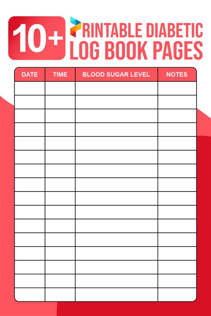 free diabetic log book printable