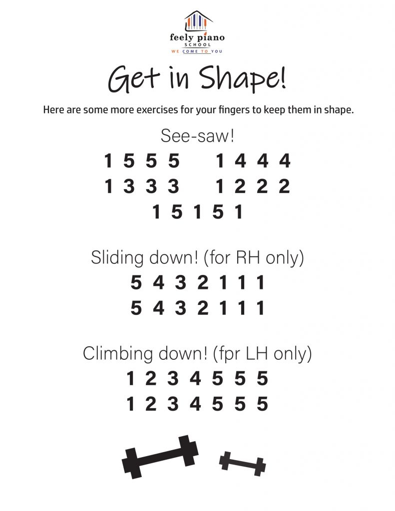 DIY Piano Sheets For Under 3 Feely Music