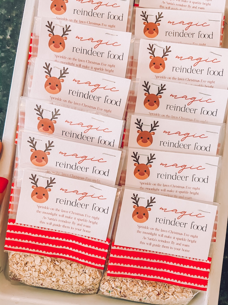 DIY Reindeer Food Free Printable Easy Kid Activity 