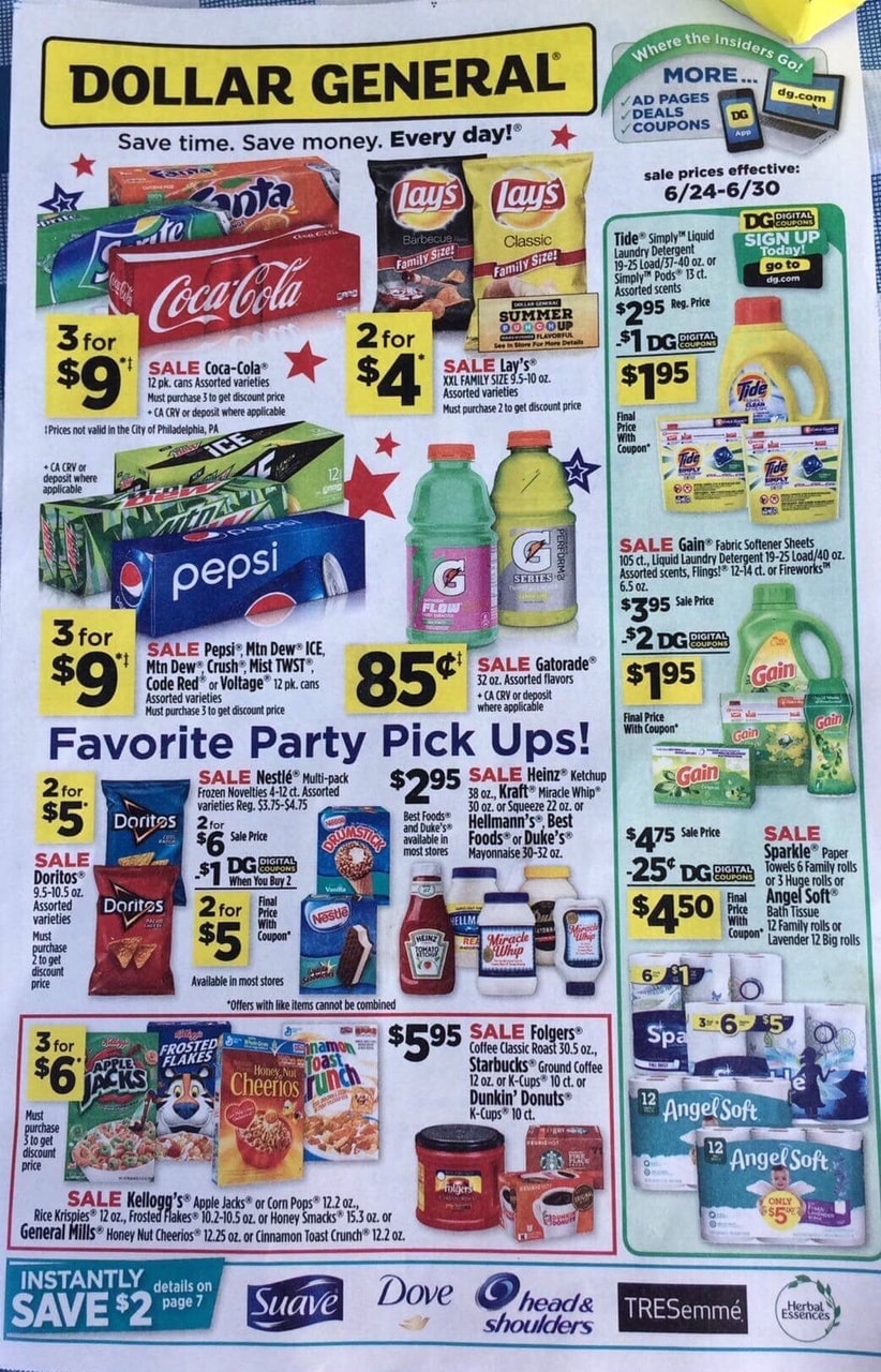 Dollar General Early Ad Scans
