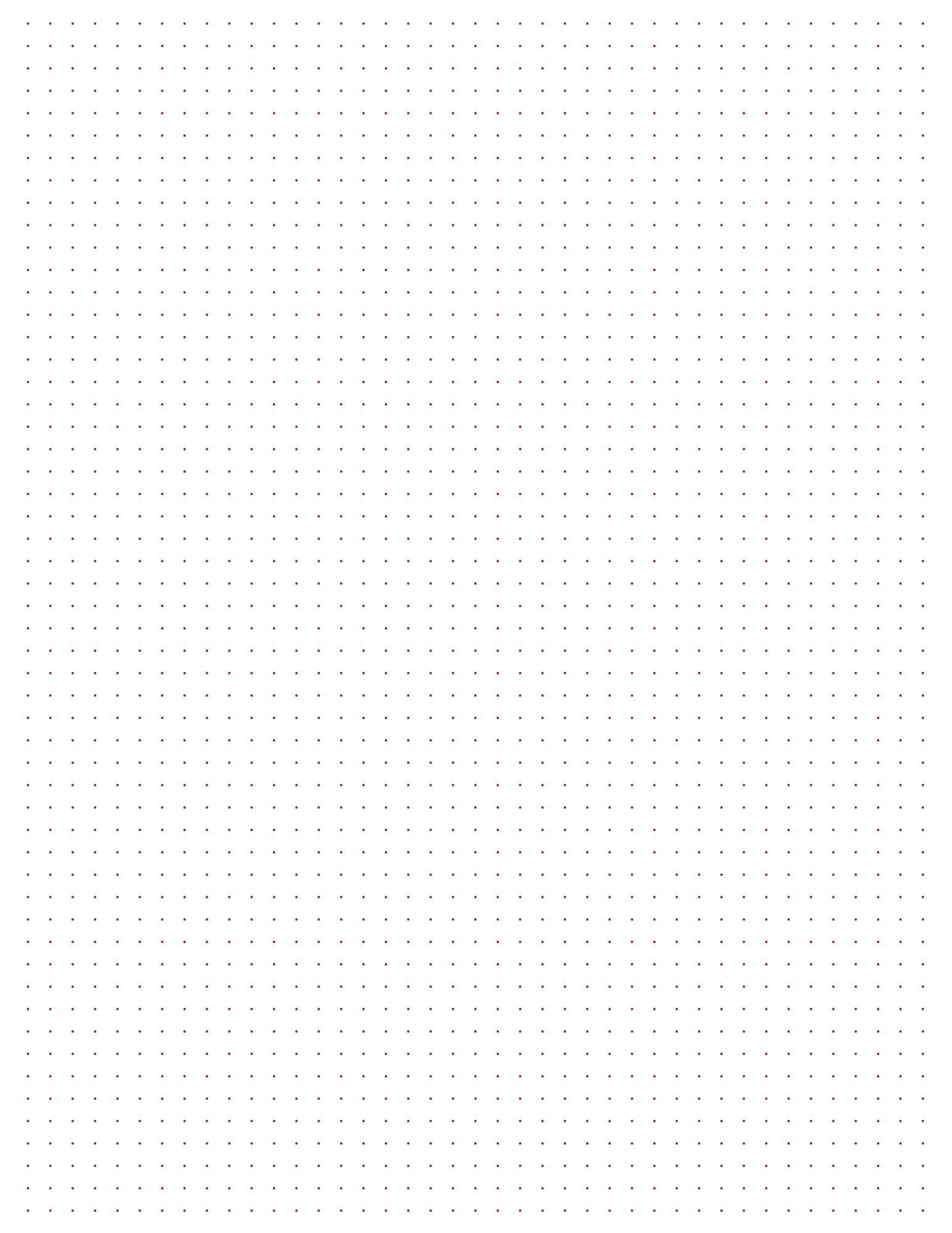 Dotted Grid Paper 10 Printable Pages digital Download Etsy