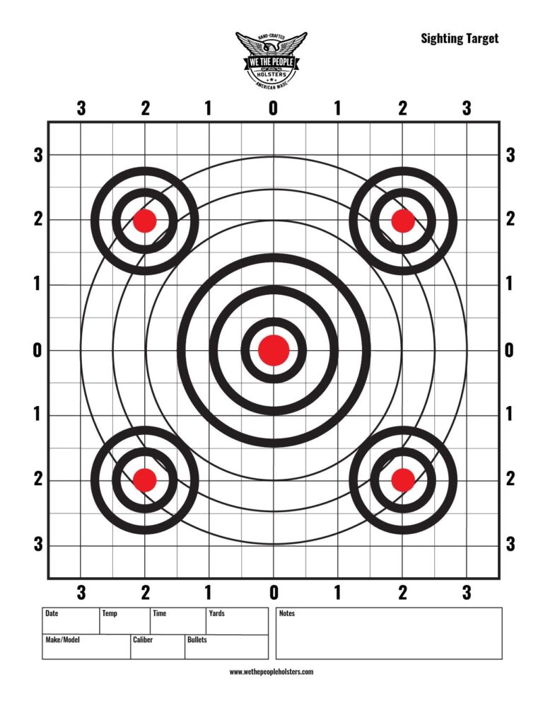 Downloadable Targets Free Shooting Targets Printable Targets