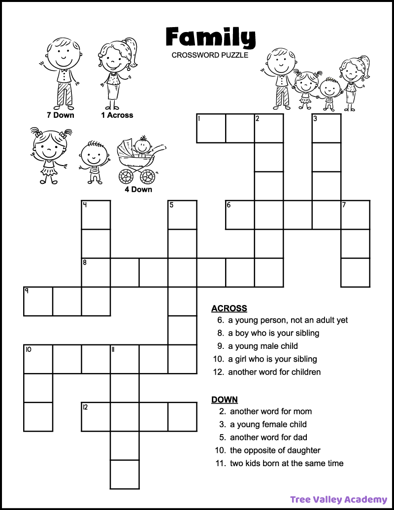 free printable easy crossword puzzles for adults