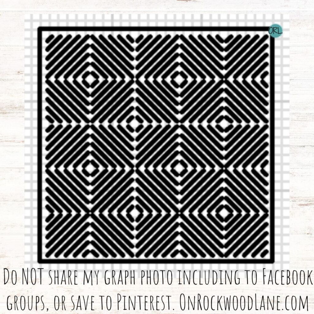 Easy Free Scotch Stitch Plastic Canvas Coaster Pattern