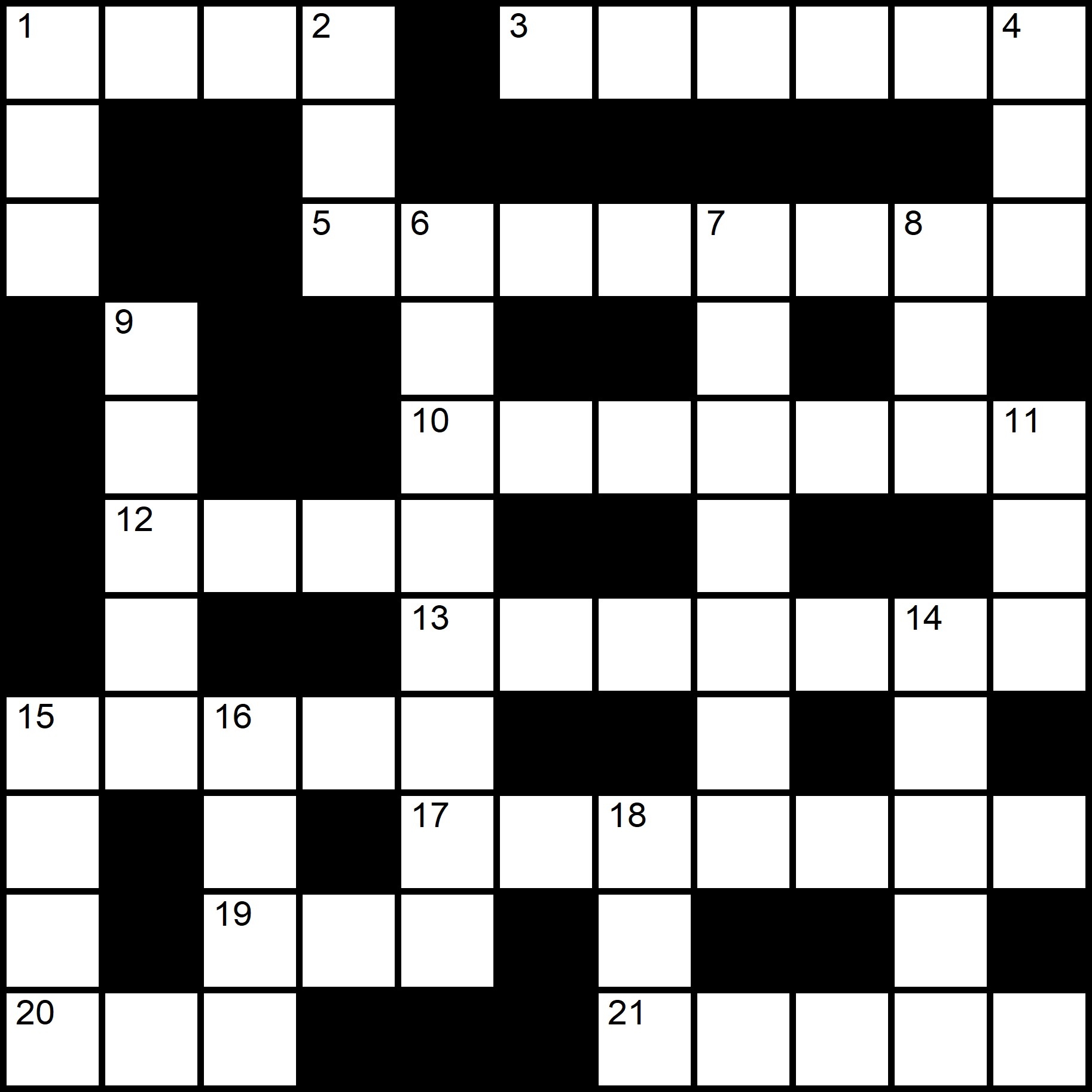 Easy Printable Crossword Puzzles Worksheets Library