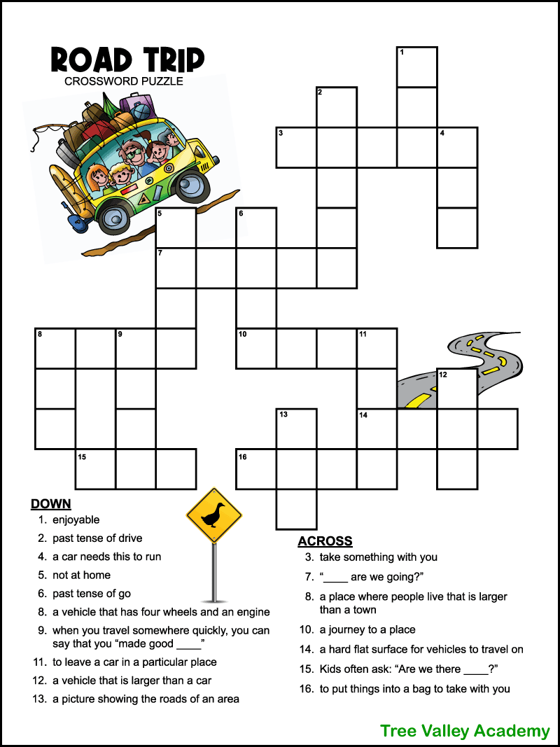 printable crosswords with solutions