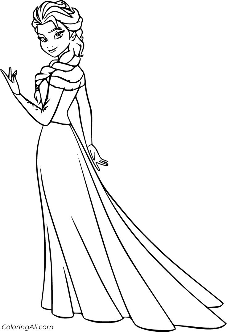 frozen coloring pages printable
