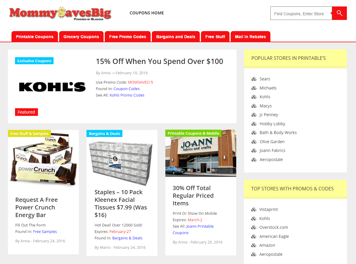 Enjoy Online Discount Shopping With Mommy Saves Big Enjoy Online Discount Shopping With Mommy Saves Big