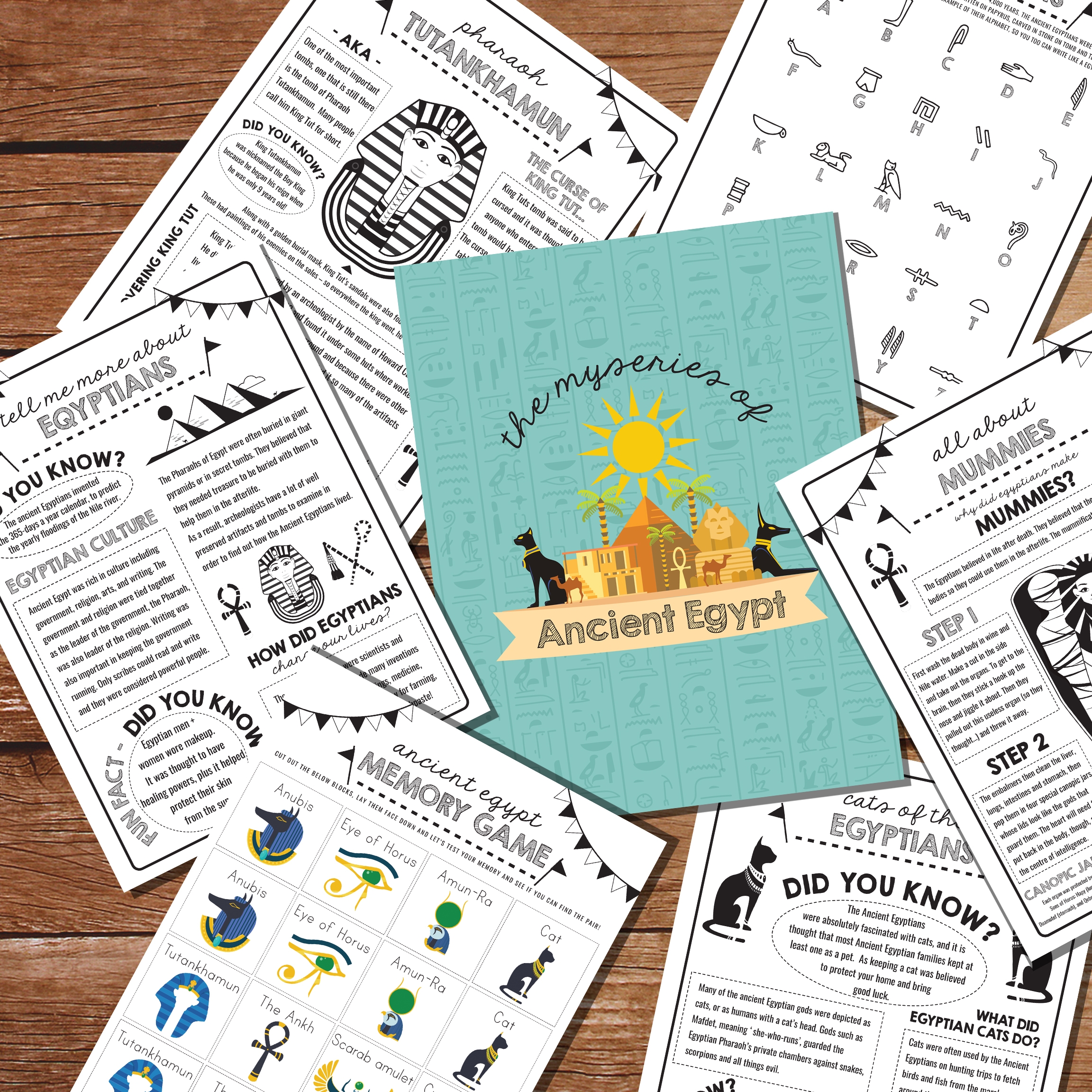 ancient egypt printable activities