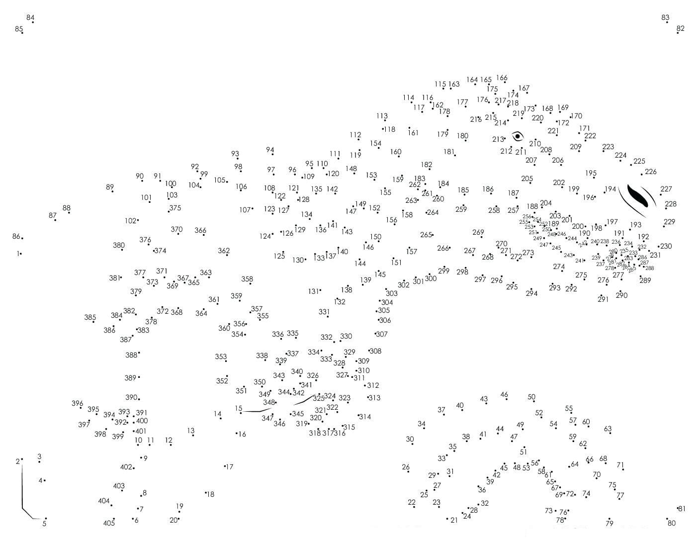 free printable extreme dot to dot pdf