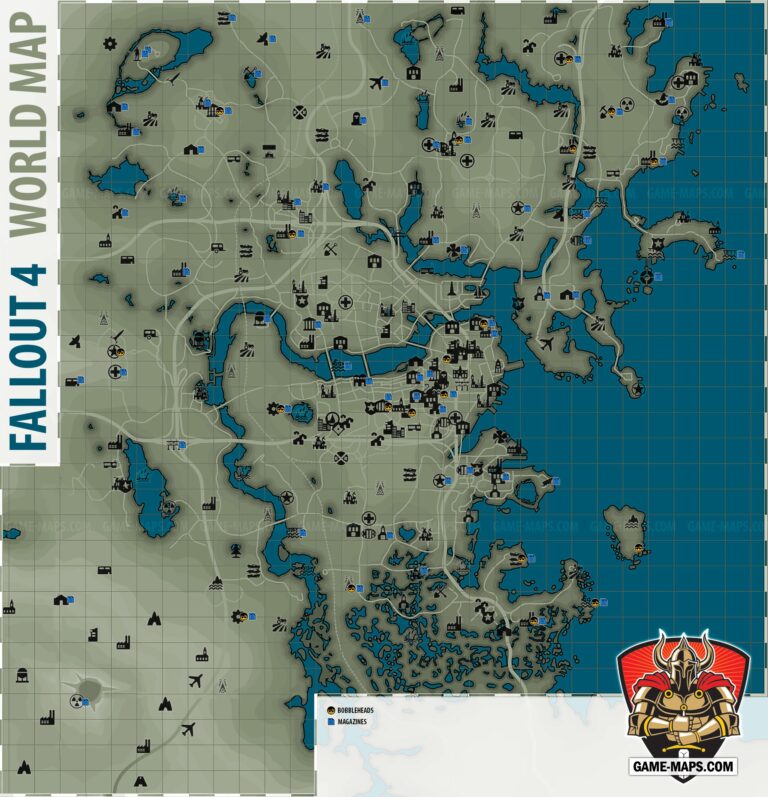 Fallout 4 World Map Game maps