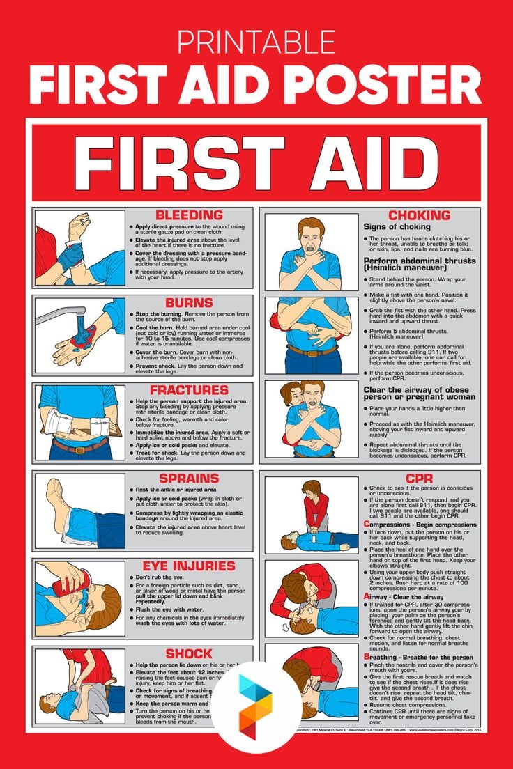 First Aid Poster 10 Free PDF Printables Printablee