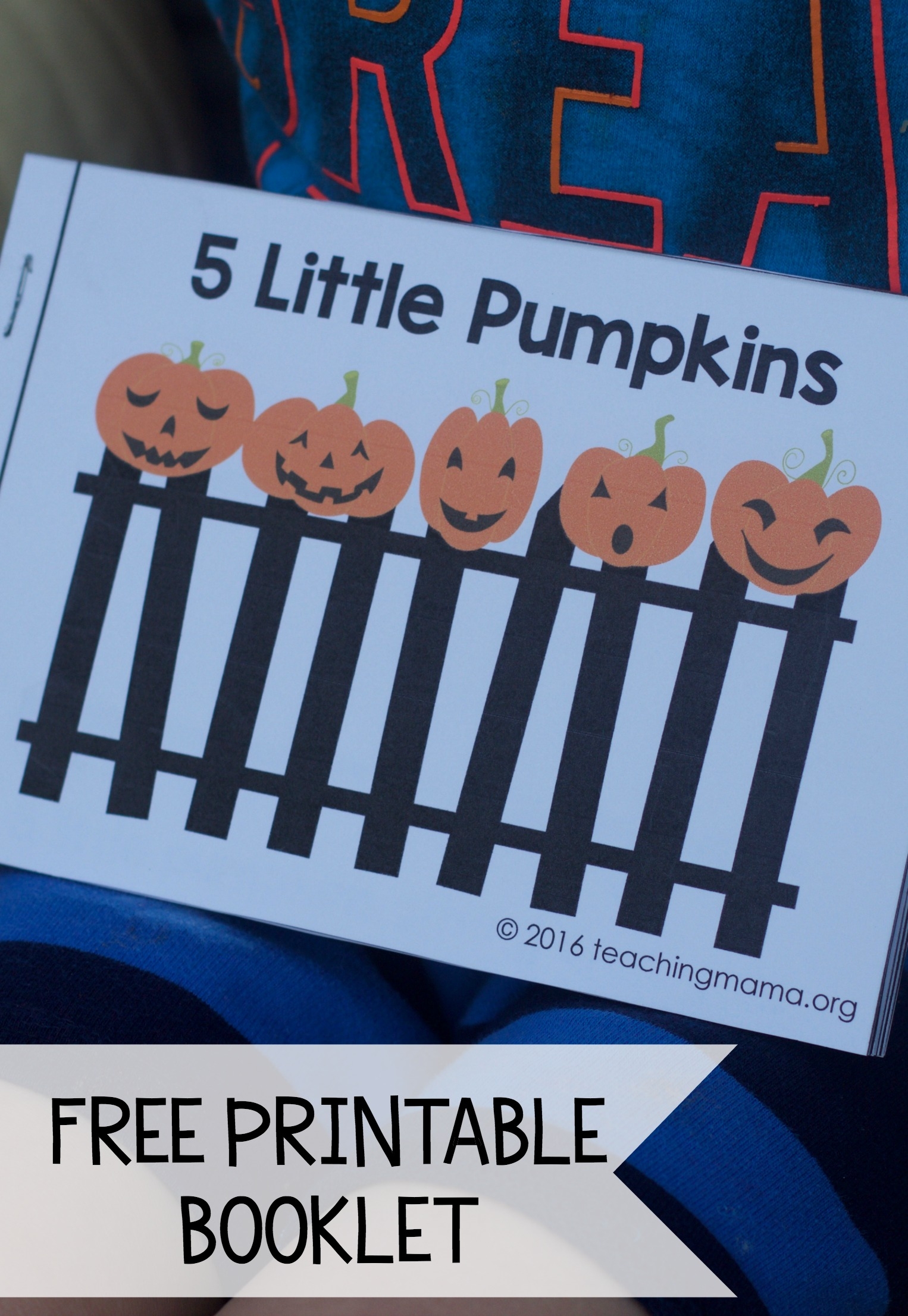 Five Little Pumpkins Free Rhyme Booklet