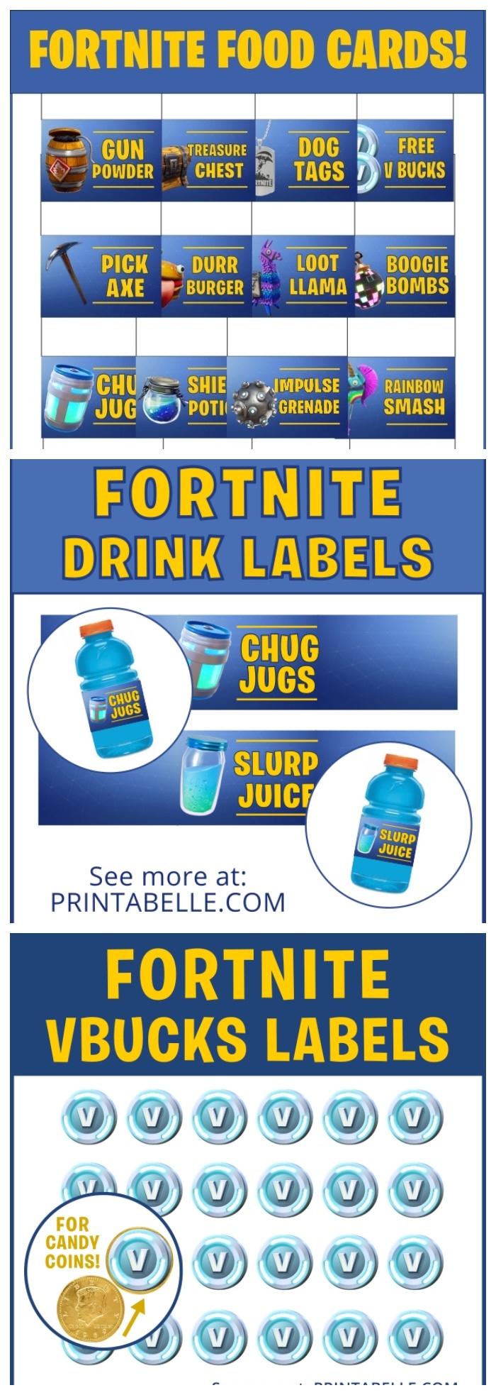 Fortnite Party Ideas And Printables Printabelle