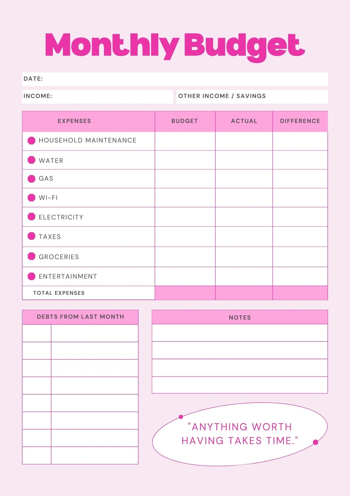 printable budget worksheet pdf printable budget worksheet pdf