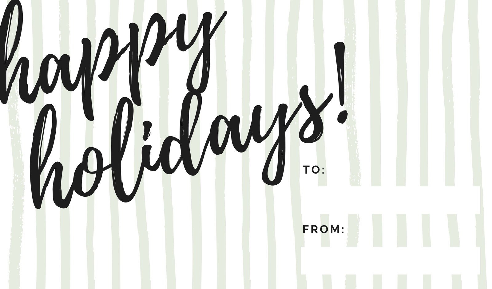 holiday gift tags printable