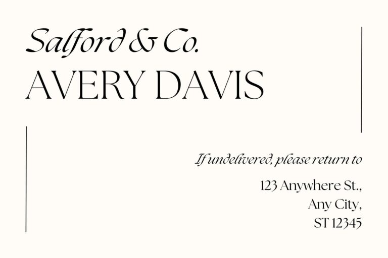 Free And Printable Custom Address Label Templates Canva