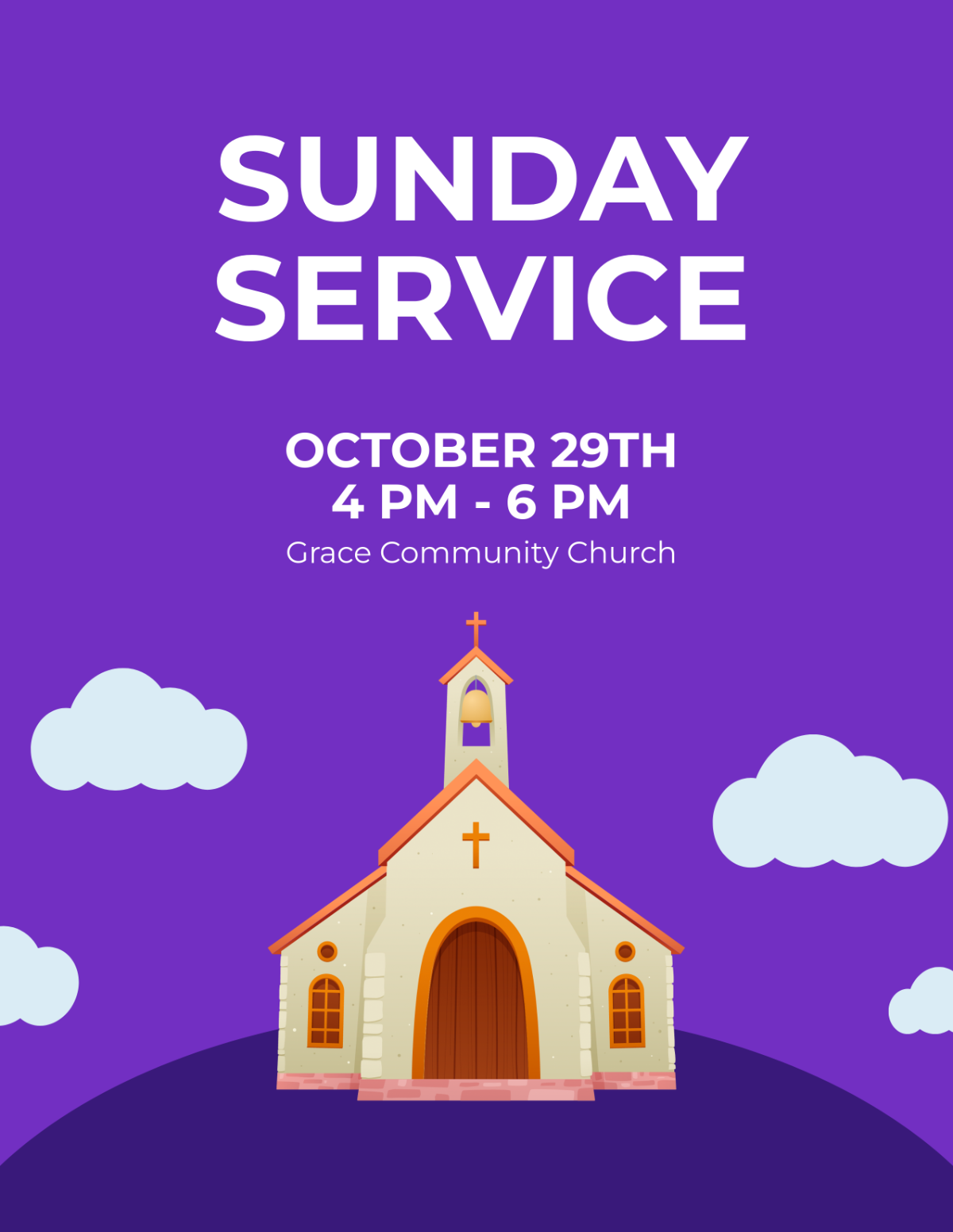 free printable flyers for church