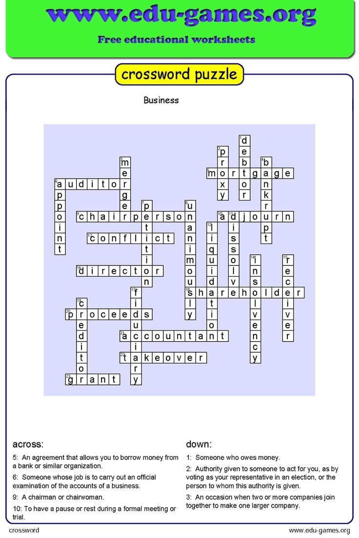 Free Crossword Maker For Kids The Printable Worksheets Creator Free Crossword Maker For Kids The Printable Worksheets Creator