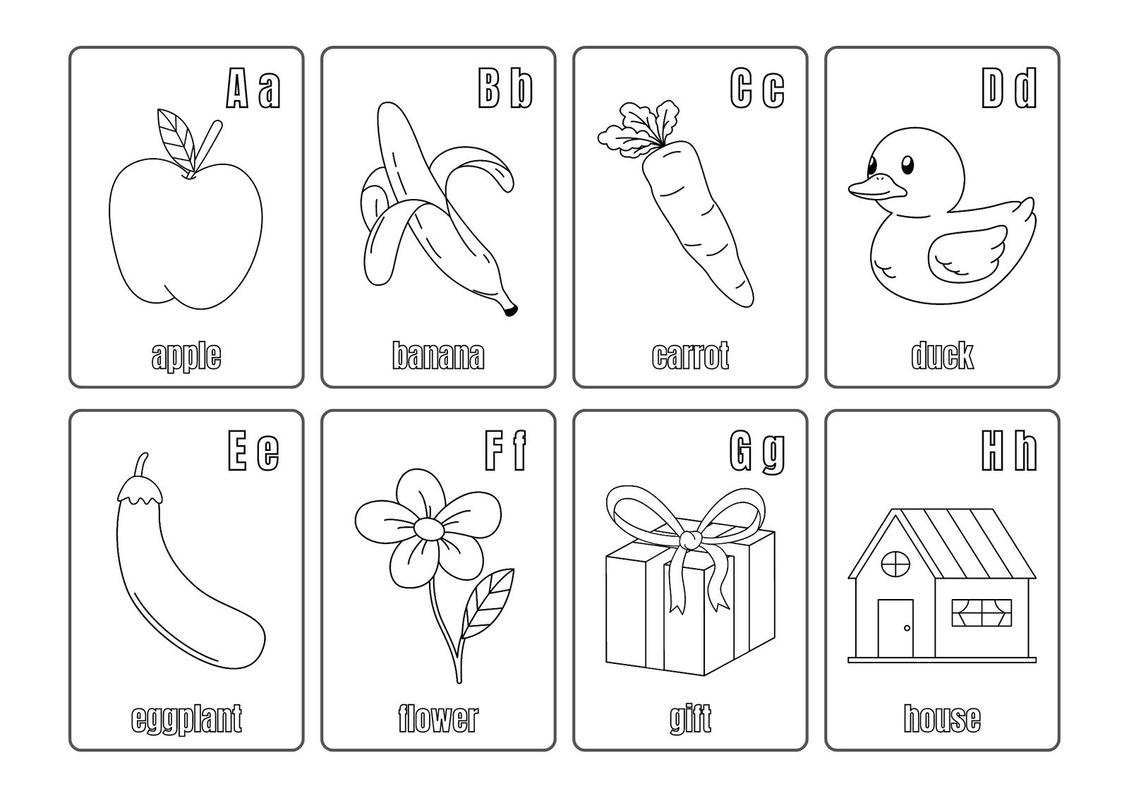 Free Customizable Alphabet Flashcard Templates Canva Worksheets Library