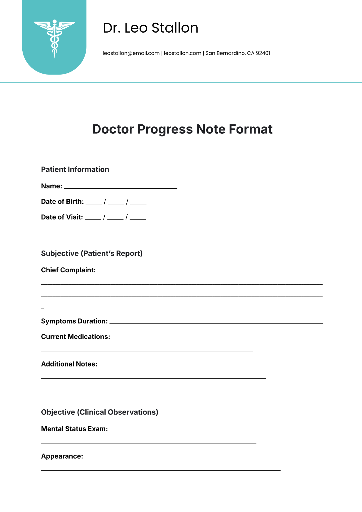 Free Doctor Note Templates To Edit Online