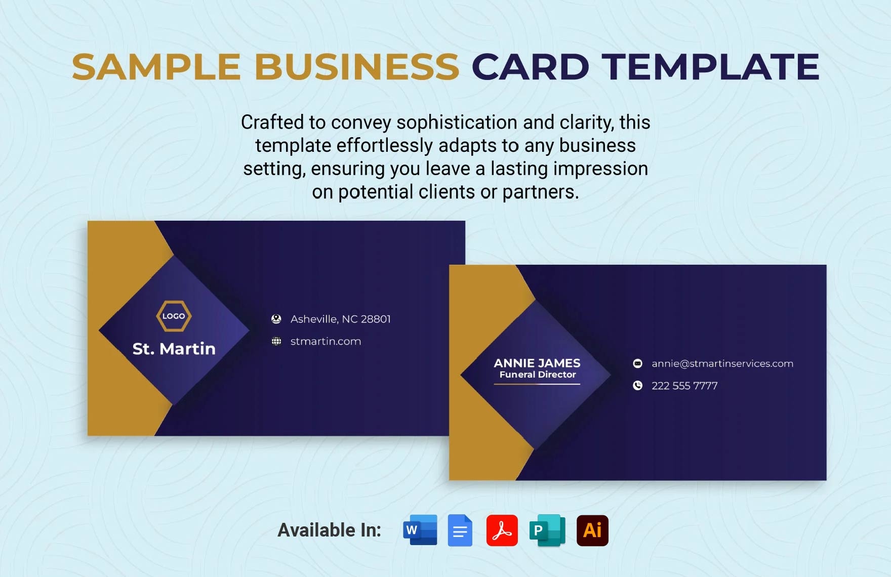 Free Editable Business Card Templates In Word To Download