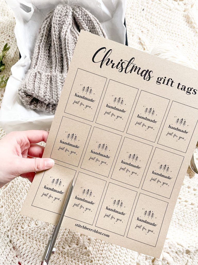 Free Gift Tag Printable For Handmade Gifts Stitchberry Free Gift Tag Printable For Handmade Gifts Stitchberry