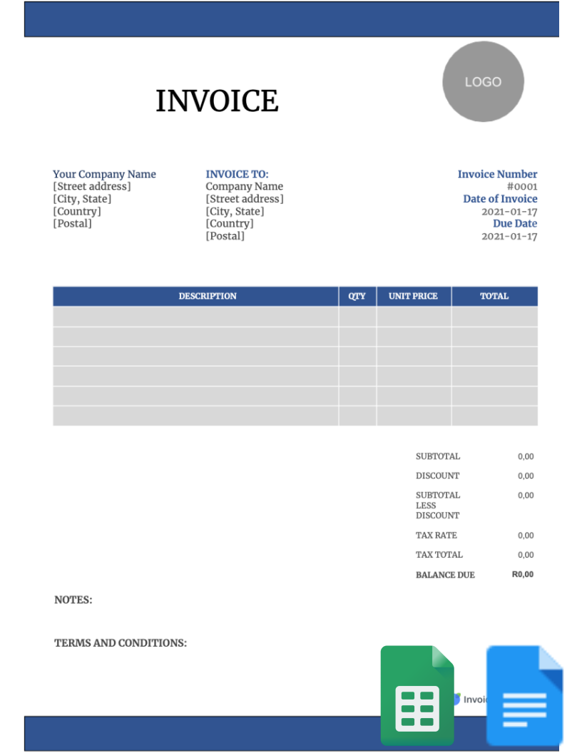 Free Invoice Templates Download All Formats And Industries InvoiceBerry