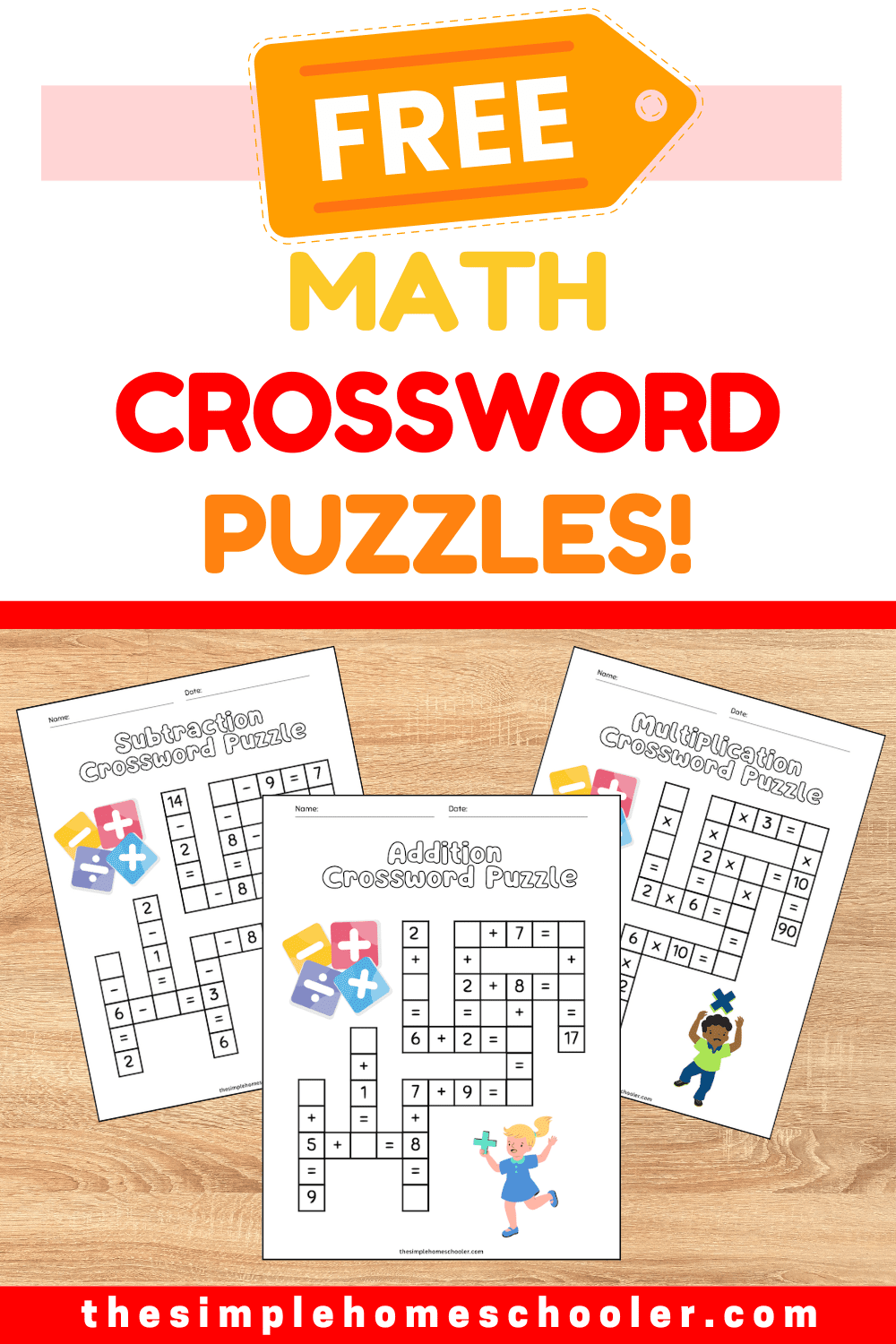 free printable math crossword puzzles free printable math crossword puzzles