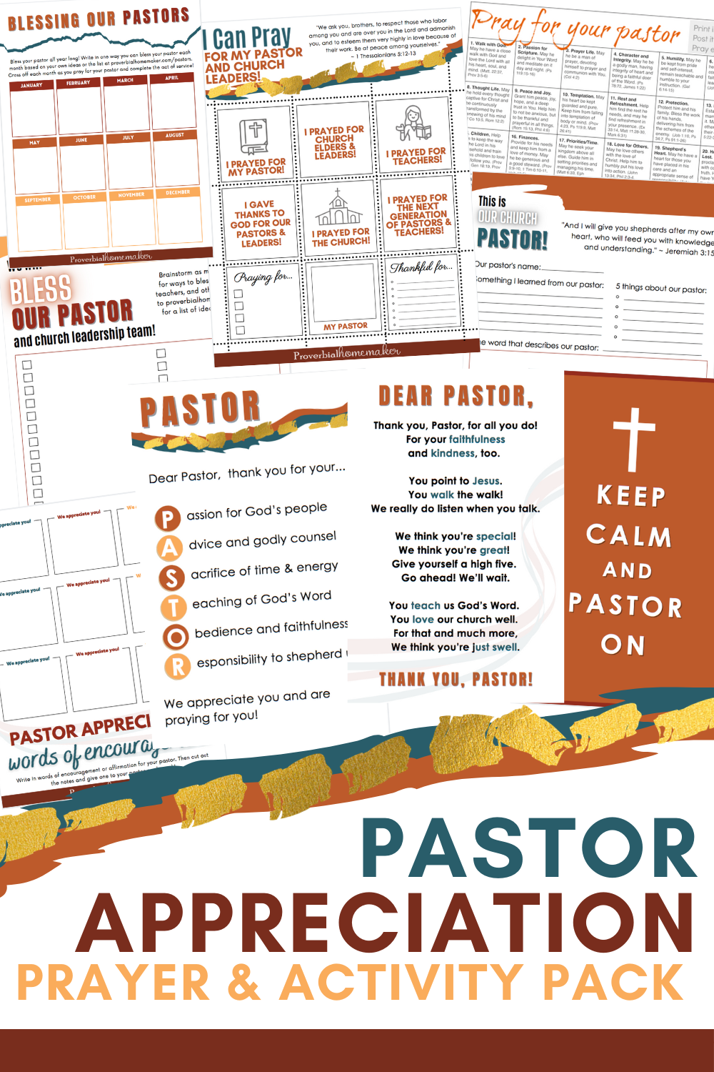 Free Pastor Appreciation Printable Pack 25 Ideas To Bless Pastors