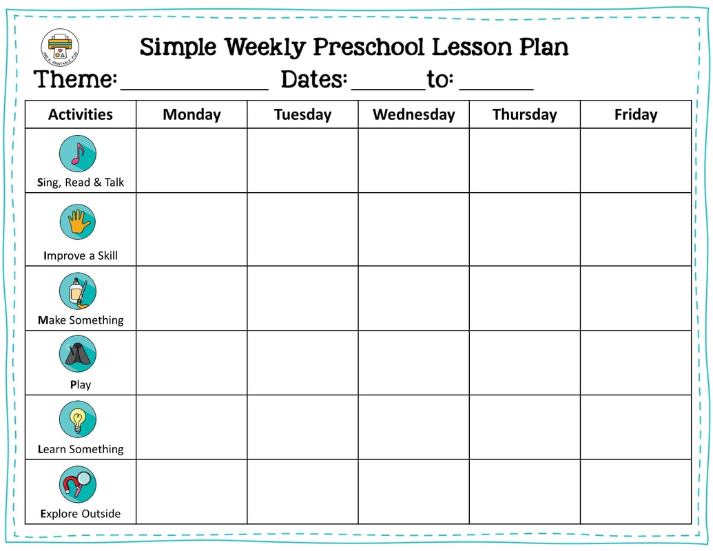 Free Preschool Lesson Planning Resources Pre K Printable Fun Free Preschool Lesson Planning Resources Pre K Printable Fun