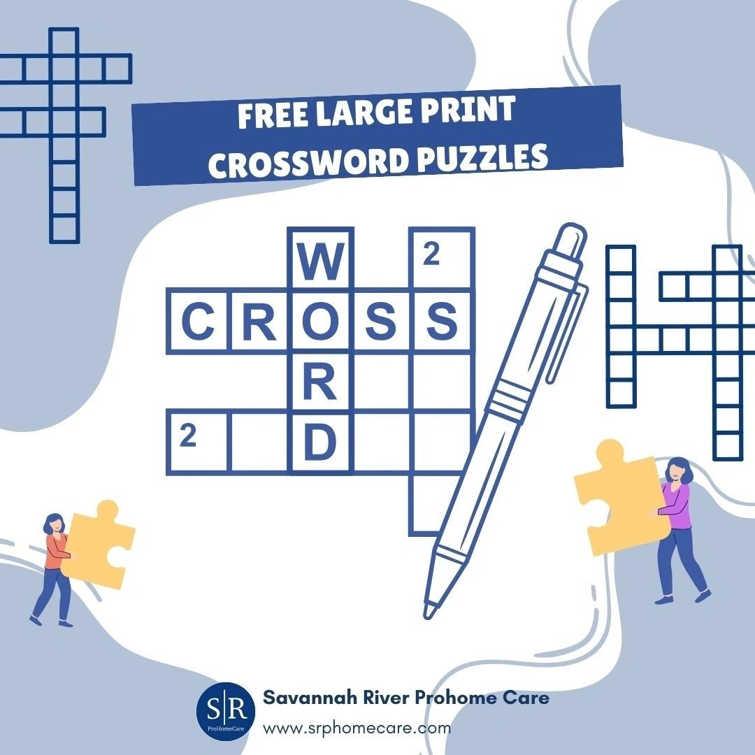 free printable crosswords for the elderly