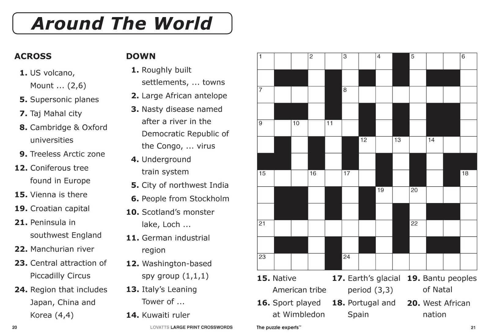 printable crosswords for teenagers printable crosswords for teenagers