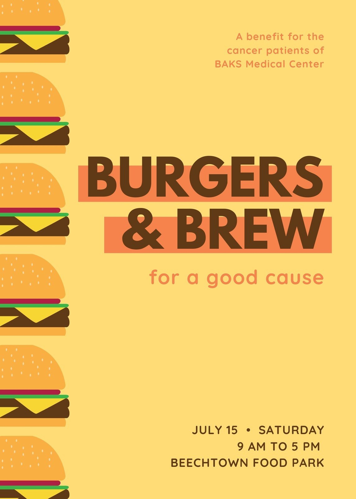 Free Printable Customizable Fundraiser Flyer Templates Canva