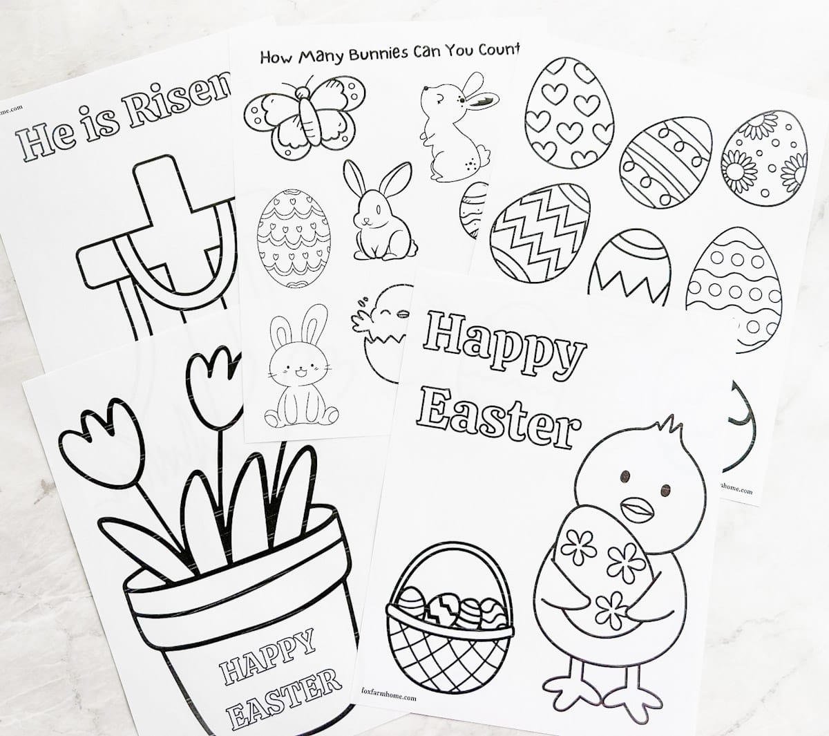 Free Printable Easter Coloring Pages For Kids Fox Farm Home Free Printable Easter Coloring Pages For Kids Fox Farm Home