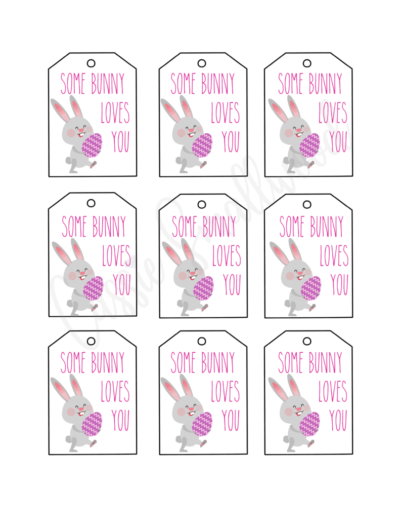 Free Printable Easter Tags 20 Unique Designs Cassie Smallwood