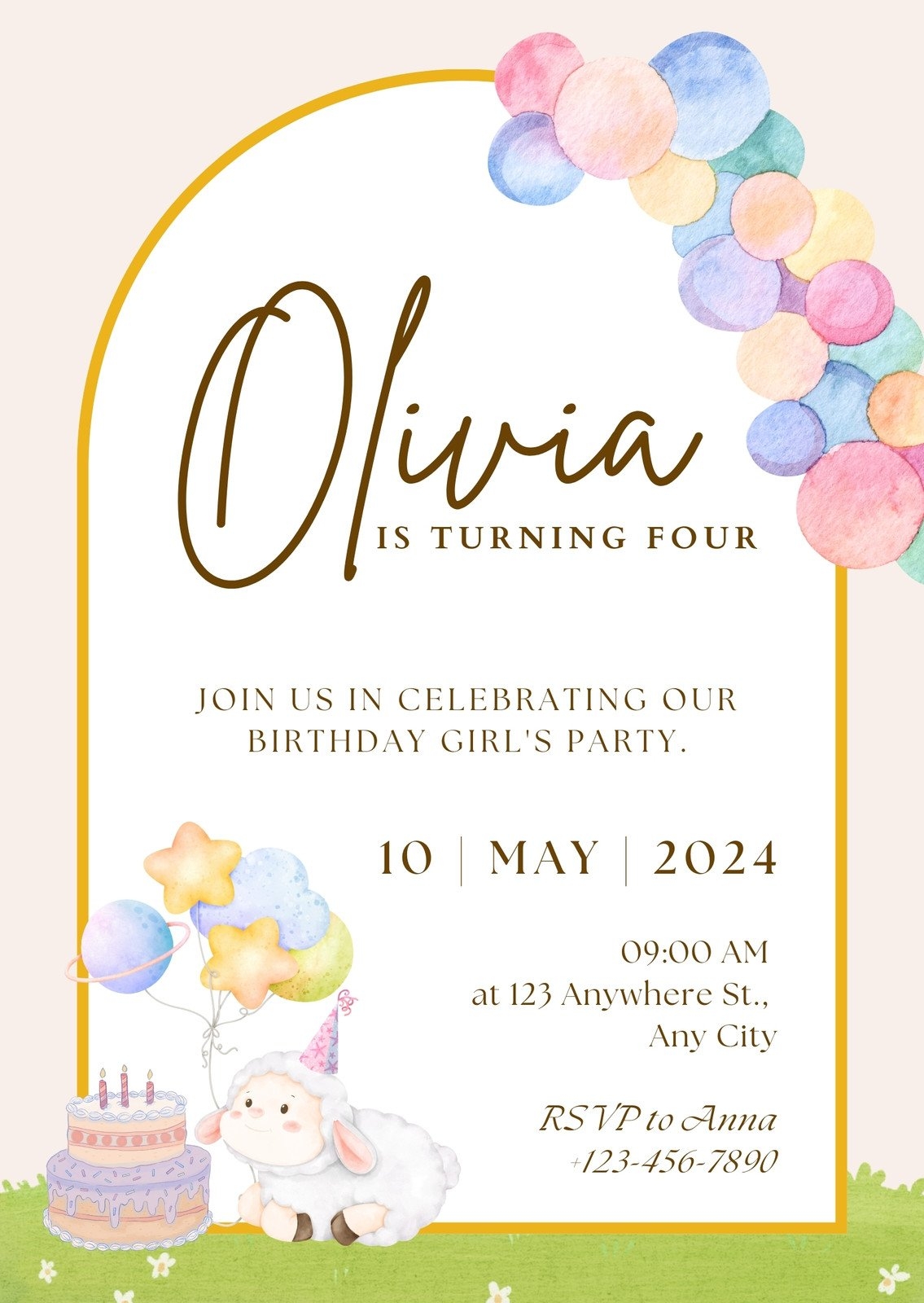 Free Printable Editable Kids Party Invitation Templates Canva