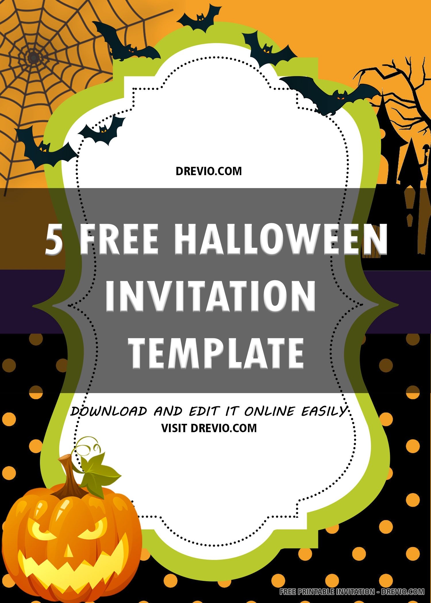 Free Printable Halloween Invitation Templates Free Printable Halloween Invitation Templates