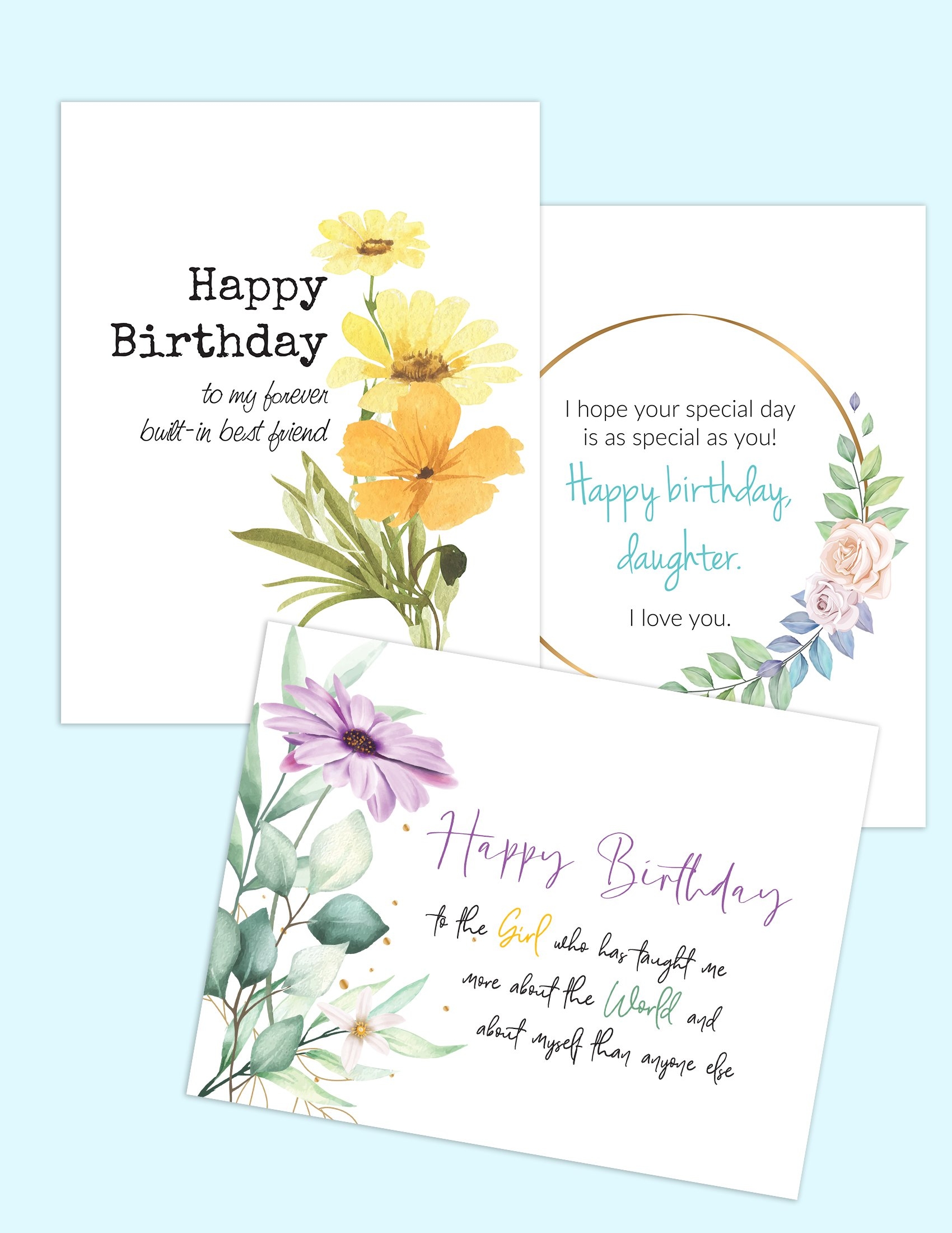 Free Printable Meaningful Birthday Quotes For Daughter From Mom