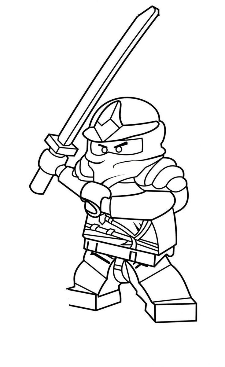 free printable ninjago coloring pages