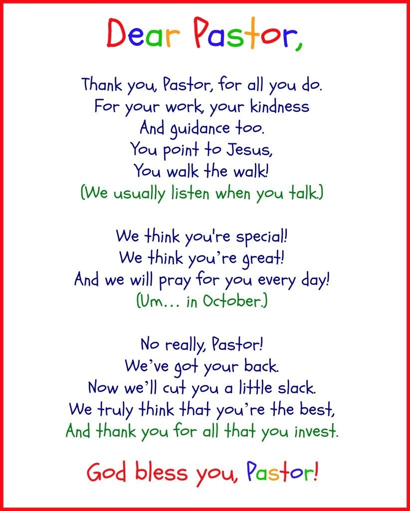 pastor appreciation cards free printable