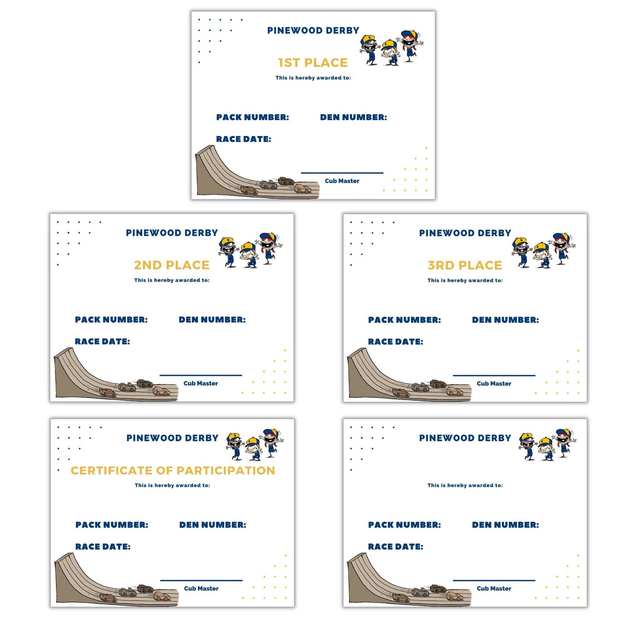 Free Printable Pinewood Derby Certificates Cub Scout Ideas Free Printable Pinewood Derby Certificates Cub Scout Ideas