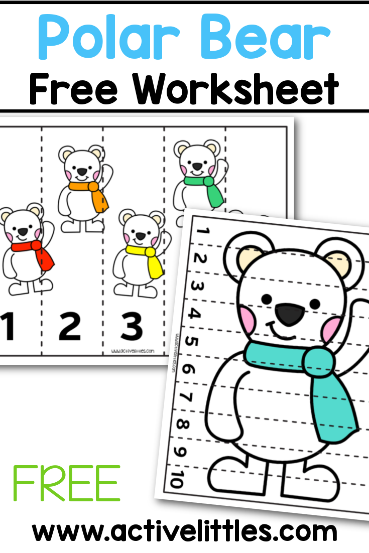 Free Printable Polar Bear Worksheet Active Littles