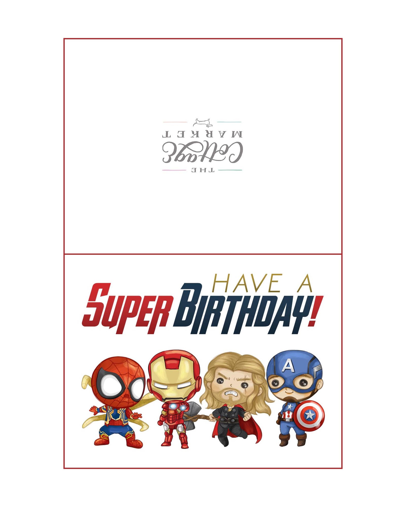 Free Printable Pop Culture Birthday Cards The Cottage Market
