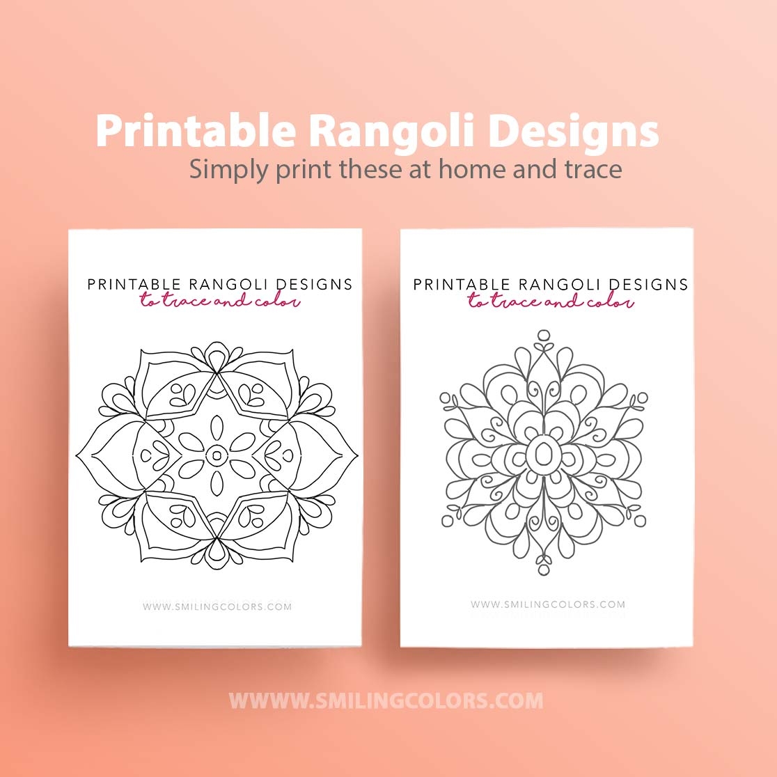 Free Printable Rangoli Designs That You Can Color 