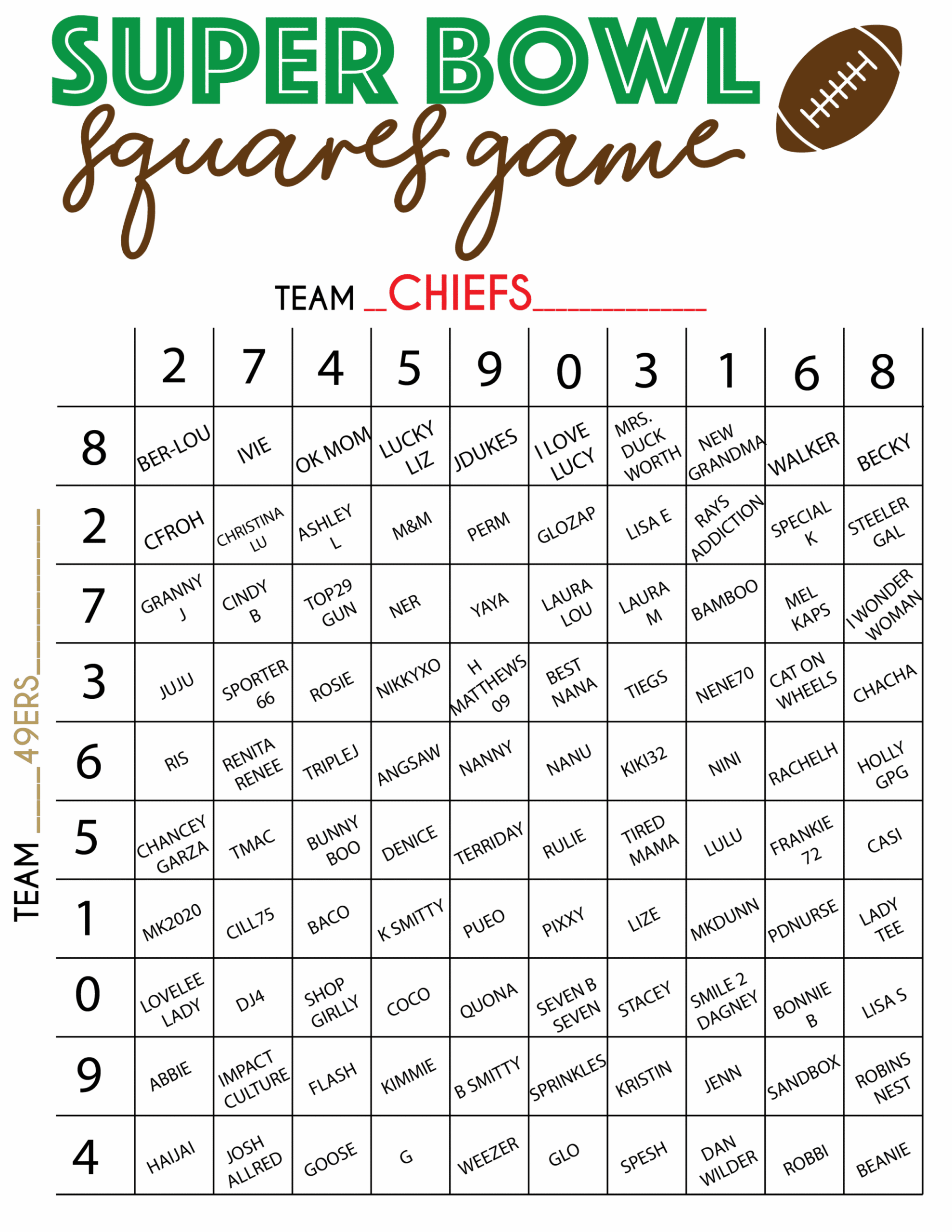 printable super bowl squares